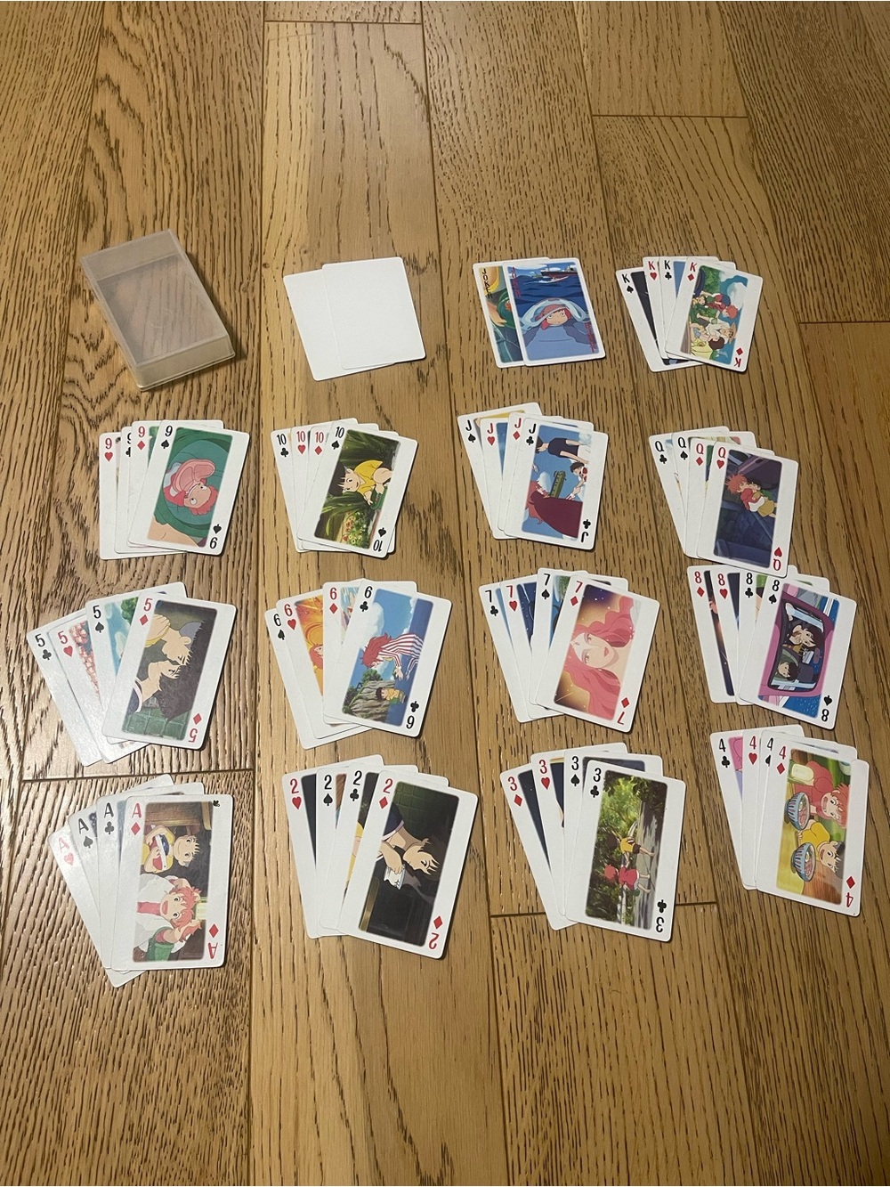 Japan 2008 Nibariki Ponyo Playing Cards Scene Collection Studio Ghibli
